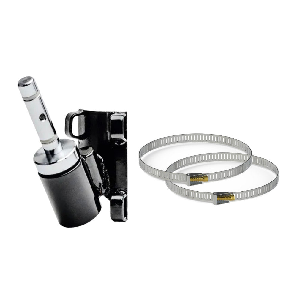 WindSpin™ Angled Bracket with Band Clamps