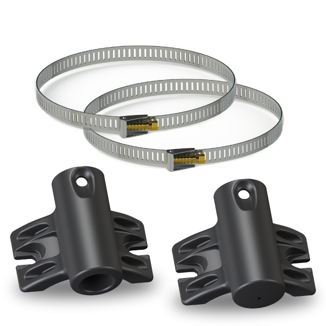 Upper/Lower Pole Brackets Kit - 21mm Banded*